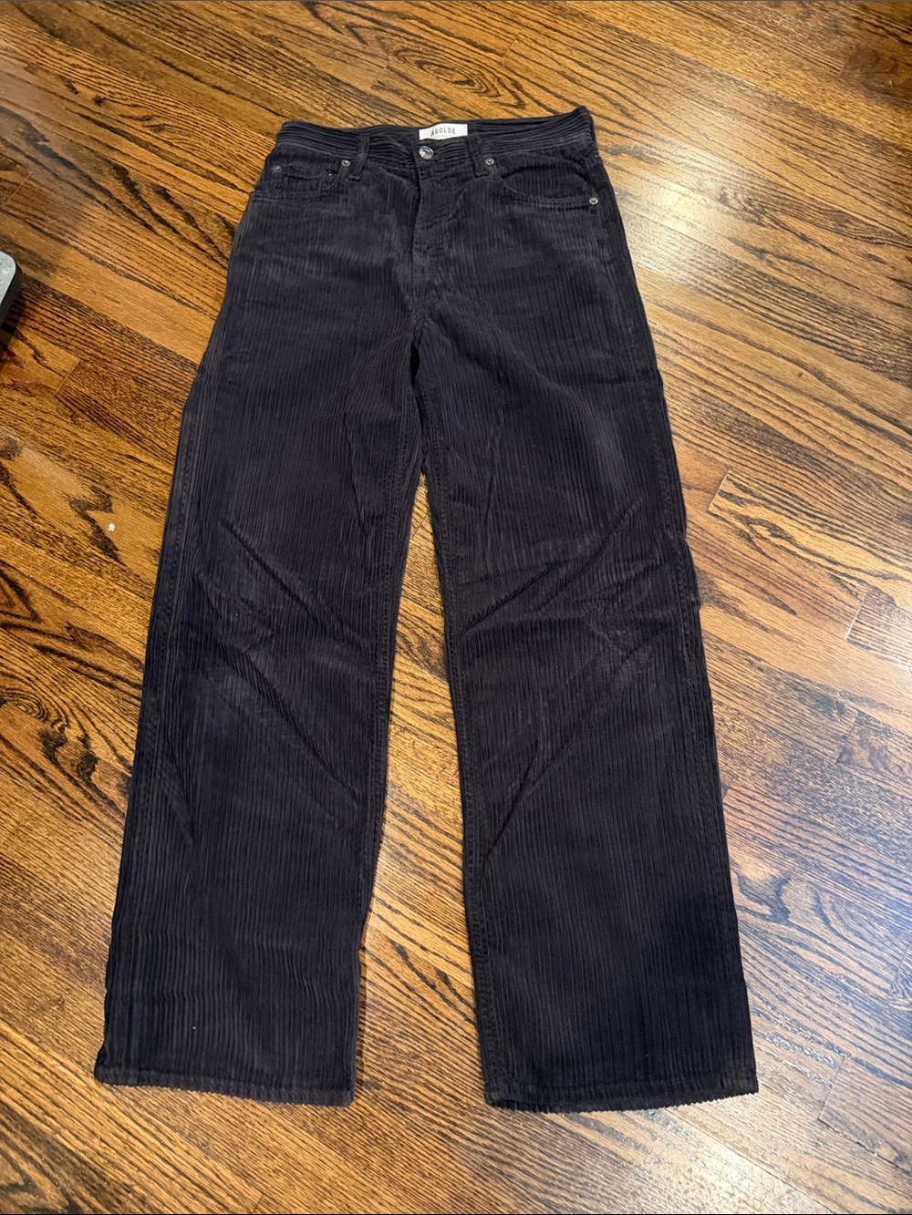 Agolde low slung baggy corduroy pants